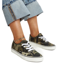 Baskets militaires Erla vertes