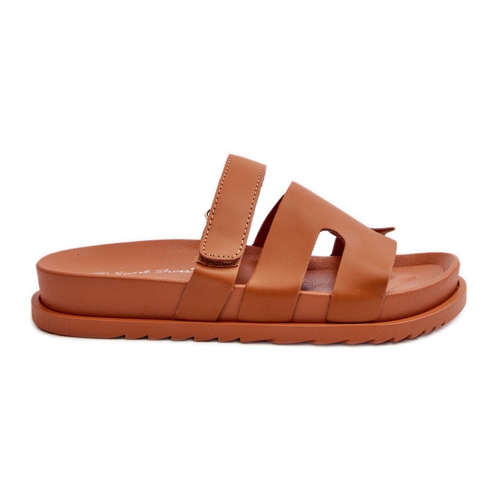 Tongs classiques Camel Molie pour femmes brun