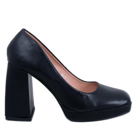 Nessa Escarpins noirs à talons hauts