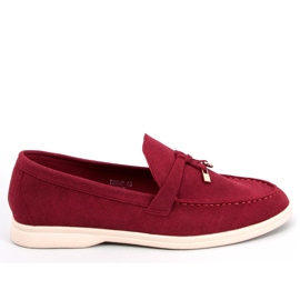 Mocassins femme Eunice Wine rouge