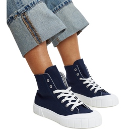 Baskets montantes Vinka bleu marine Baskets montantes Vinka bleu marine