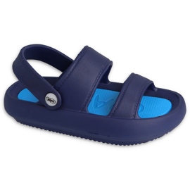 Sandales en mousse enfant Befado - bleu marine foncé/bleu 069X008