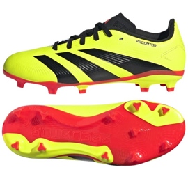 Chaussures de football Adidas Predator League L Fg Jr IG7747 jaune