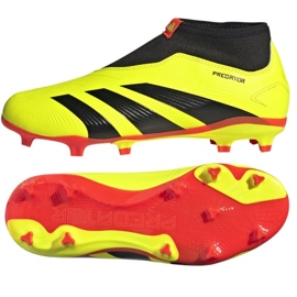 Chaussures de football Adidas Predator League Ll Fg Jr IG7755 jaune Chaussures de football Adidas Predator League Ll Fg Jr IG7755 jaune