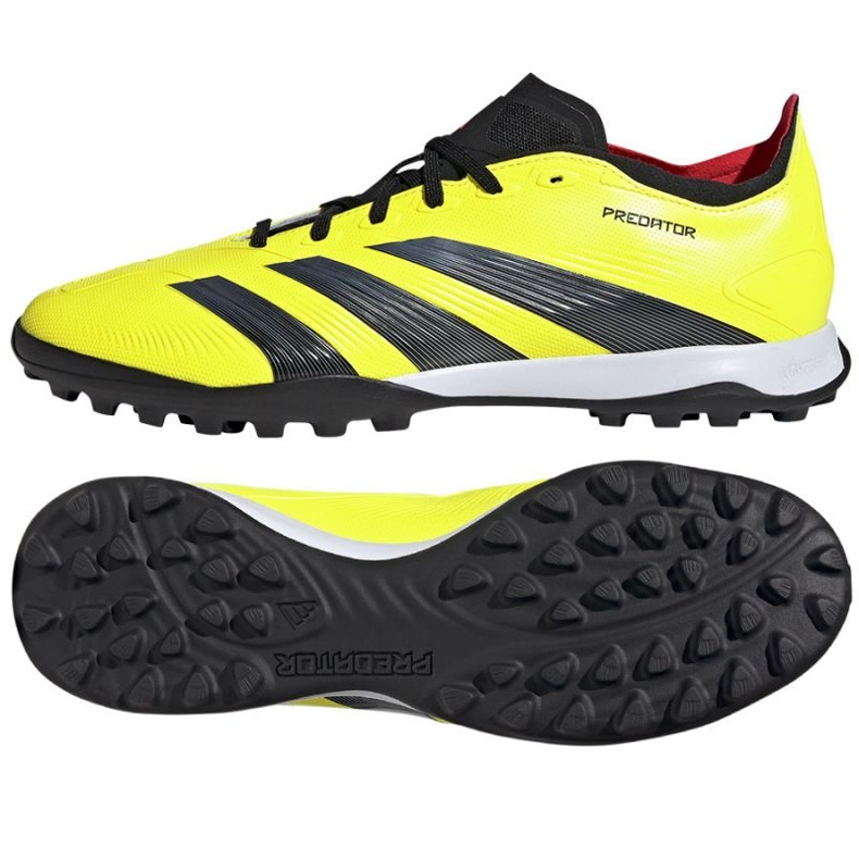 Chaussures de football Adidas Predator League L Tf IE2612 jaune