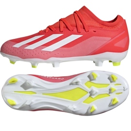 Chaussures de football Adidas X Crazyfast League Fg Jr IF0693 rouge