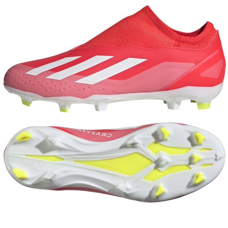 Chaussures de football Adidas X Crazyfast League Ll Fg Jr IF0688 rouge Chaussures de football Adidas X Crazyfast League Ll Fg Jr IF0688 rouge
