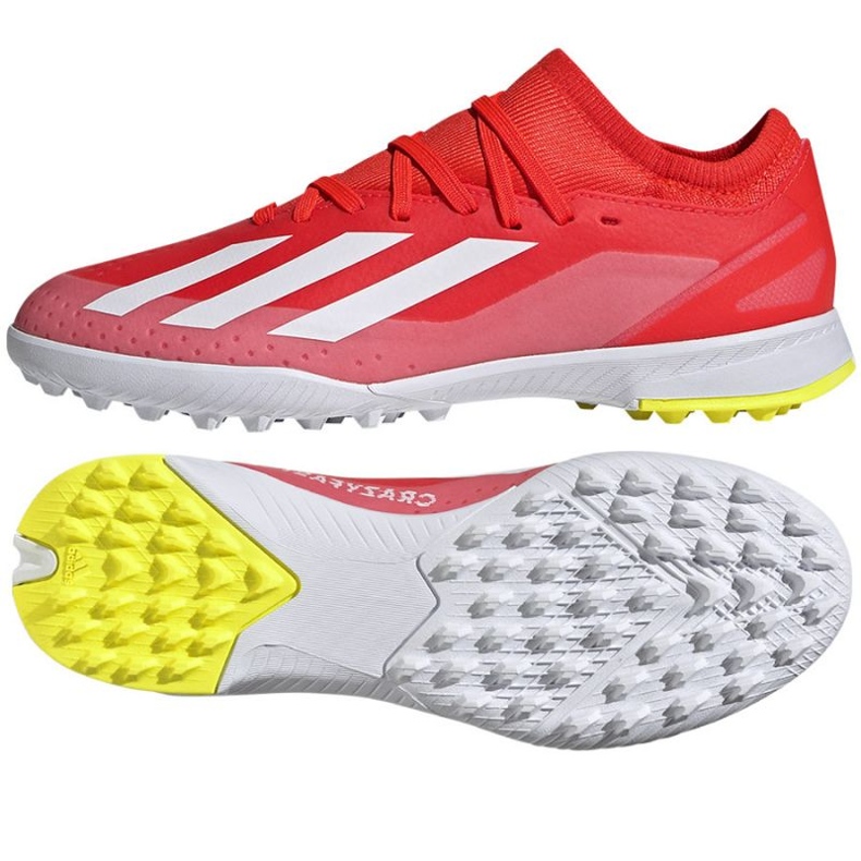 Chaussures de football Adidas X Crazyfast League Tf Jr IF0679 rouge
