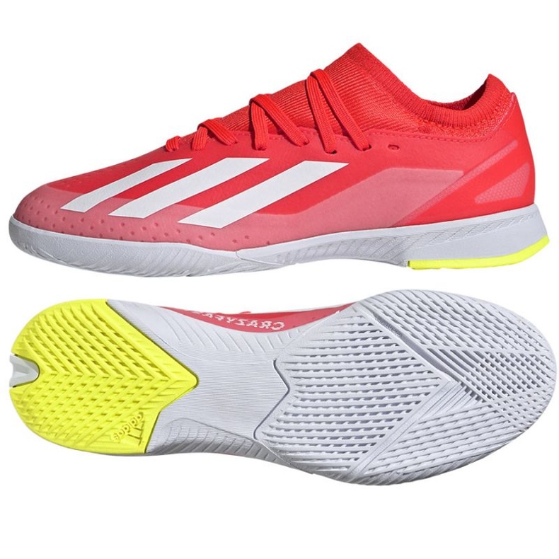 Chaussures de football Adidas X Crazyfast League In Jr IF0684 rouge Chaussures de football Adidas X Crazyfast League In Jr IF0684 rouge