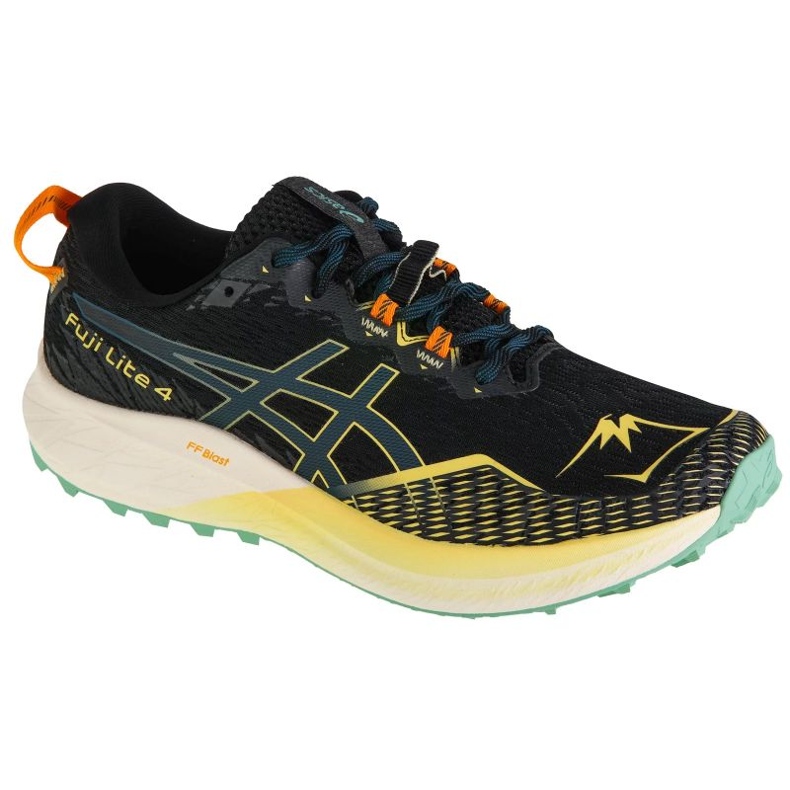 Chaussures de course Asics Fuji Lite 4 M 1011B698-002 le noir
