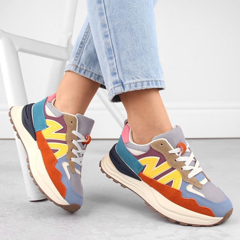 Chaussures de sport colorées pour femmes Atletico 23718 multicolore Chaussures de sport colorées pour femmes Atletico 23718 multicolore