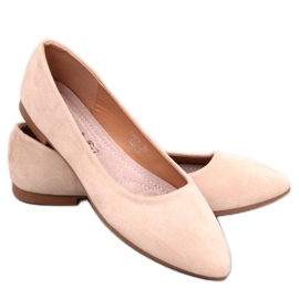 Keys Ballerines cuir beige semelle intérieure Keys Ballerines cuir beige semelle intérieure