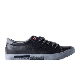 Baskets Cross Jeans homme noires et grises le noir Baskets Cross Jeans homme noires et grises le noir