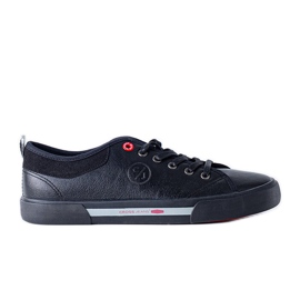 Baskets Cross Jeans noires pour homme le noir