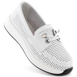 Chaussures ajourées Artiker W 54C1752 HBH71A blanc