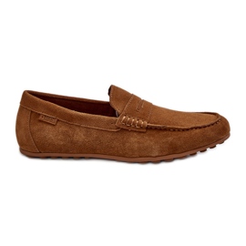 Mocassins En Daim Pour Hommes Big Star NN174226 Camel brun
