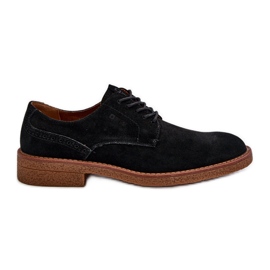 Chaussures en daim pour hommes Big Star NN174212 noir