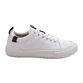 Baskets basses pour hommes avec système de mousse à mémoire de forme Big Star NN174154 blanc