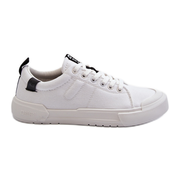 Baskets basses pour hommes avec système de mousse à mémoire de forme Big Star NN174154 blanche Baskets basses pour hommes avec système de mousse à mémoire de forme Big Star NN174154 blanche