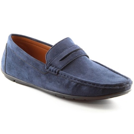 Mocassins McKeylor en daim M 2259 JAN207B bleu