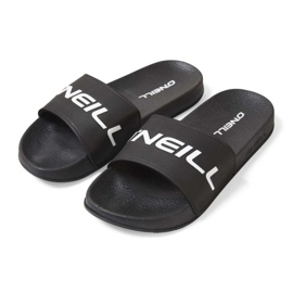 ONeill O'Neill Logo Slides 92800430235 tongs le noir