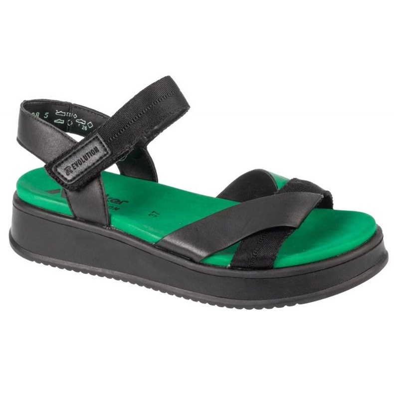 Sandales Rieker W W0851-00 le noir