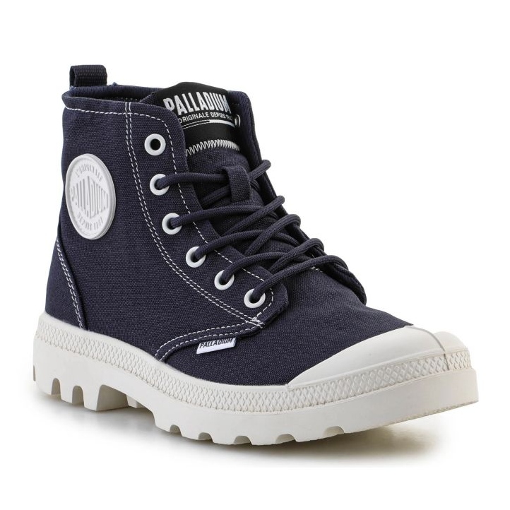 Chaussures Palladium Pampa Blanc 78882-480-M bleu Chaussures Palladium Pampa Blanc 78882-480-M bleu