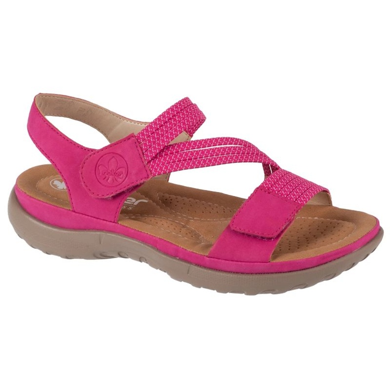Sandales Rieker W 64870-31 rose