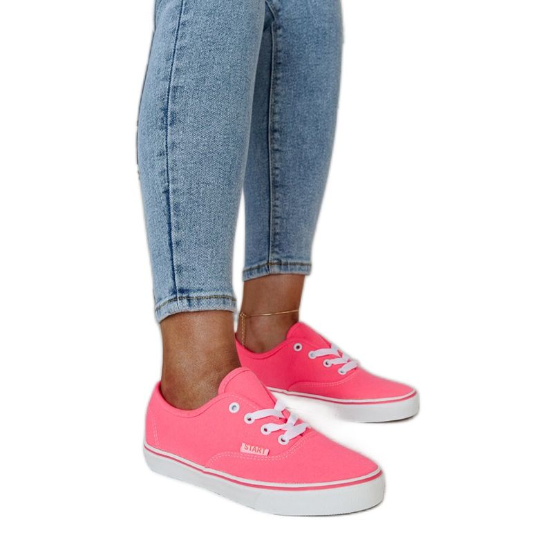 Baskets classiques Erla rose clair