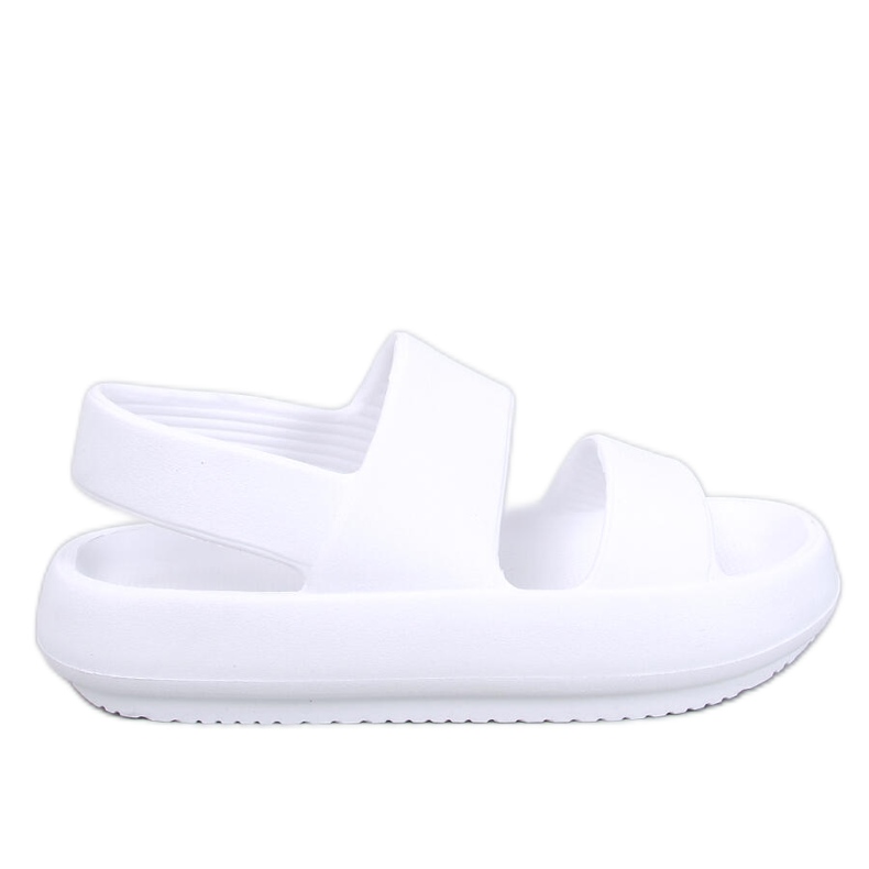 Rickett Sandales en mousse blanche