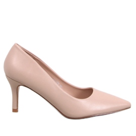 Escarpins à talons bas Lauryn beiges