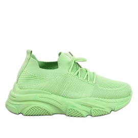 Chaussures de sport chaussettes Fabre L.GREEN vert