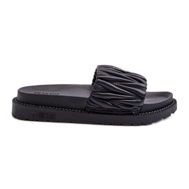Tongs pour femmes sur la plateforme Big Star NN274A745 Noir