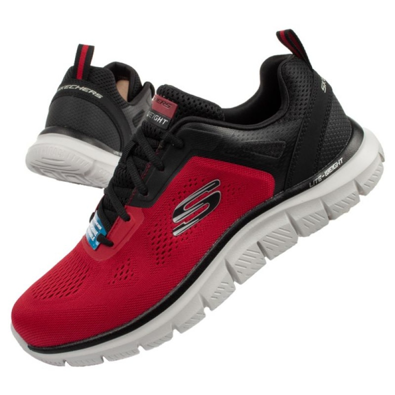 Skechers Track 232698/RDBK chaussures rouge