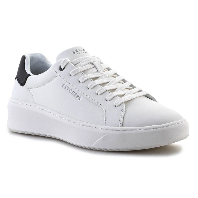 Skechers Court Break - Baskets de costume 183175-WHT chaussures blanche Skechers Court Break - Baskets de costume 183175-WHT chaussures blanche