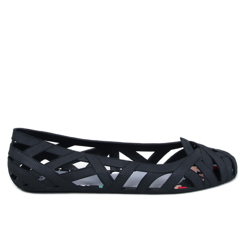 Meliski Chassa Ballerines ajourées noires le noir