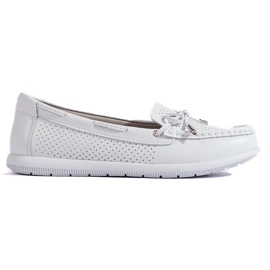 Goodin Mocassins blancs femme blanche