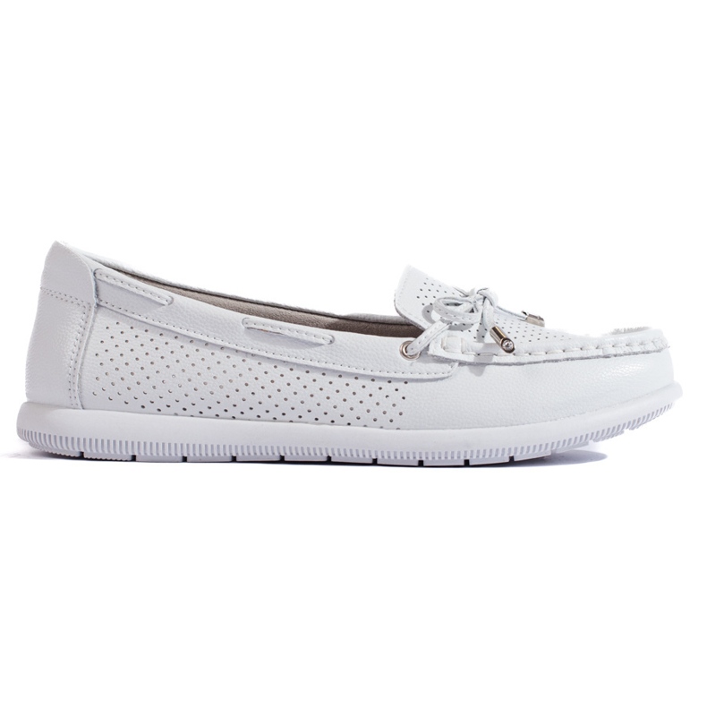Goodin Mocassins blancs femme blanche