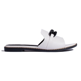 Goodin Tongs plates blanches pour femmes