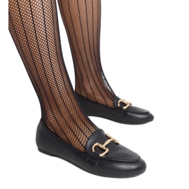 Mocassins à boucle Tanja noirs