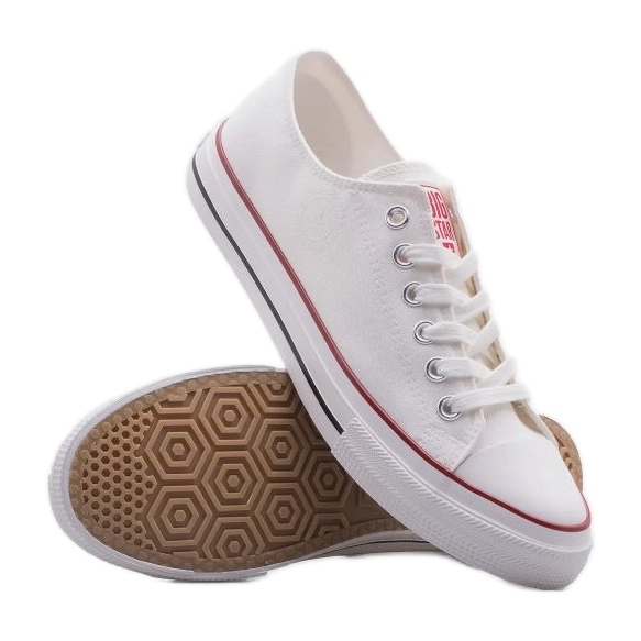 Baskets Big Star M NN174102 blanche