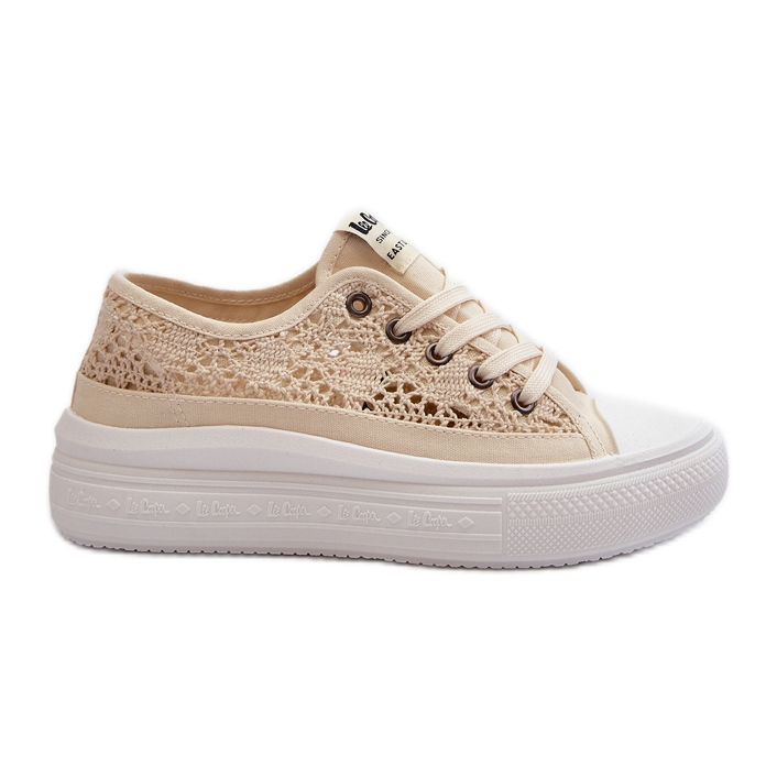 Baskets Femme Dentelle Lee Cooper LCW-23-44-1620 Beige