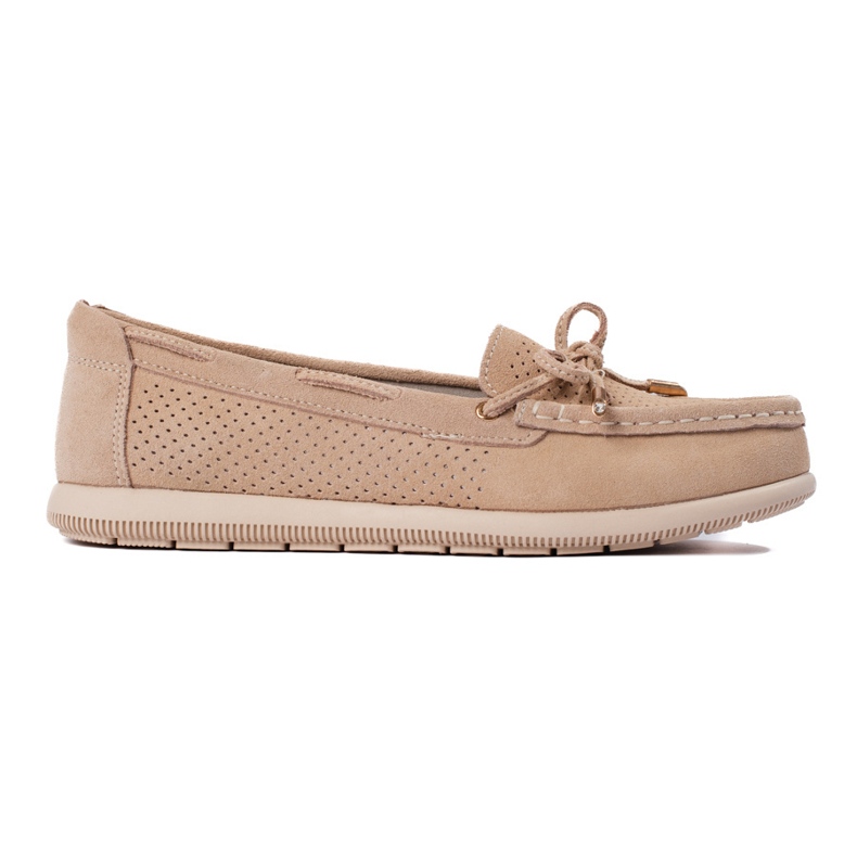 Goodin Mocassins beiges pour femme
