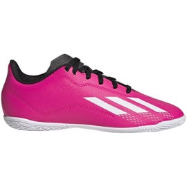 Chaussures de football Adidas X Speedportal.4 In Jr GZ2449 rose Chaussures de football Adidas X Speedportal.4 In Jr GZ2449 rose