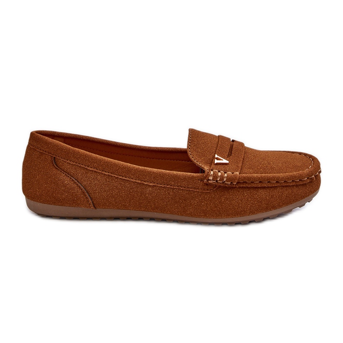 Mocassins Iramarie Camel classiques pour femmes brun