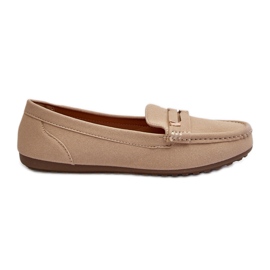 Mocassins Classiques Femme Beige Clair Iramarie