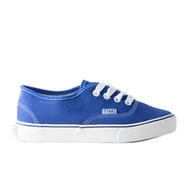 Baskets Costrana enfant bleues