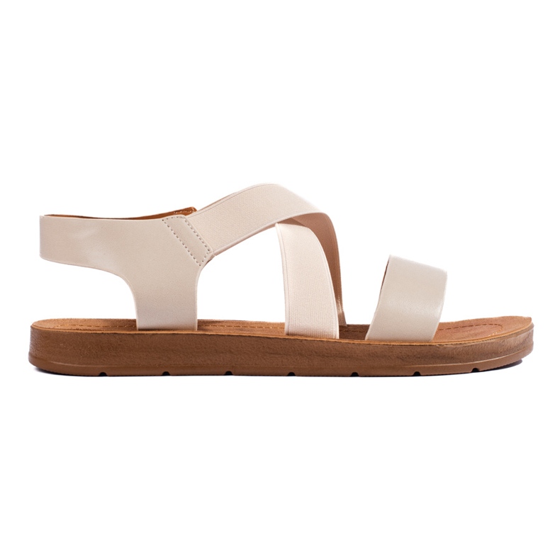 Sandales femme beiges à enfiler Sandales femme beiges à enfiler