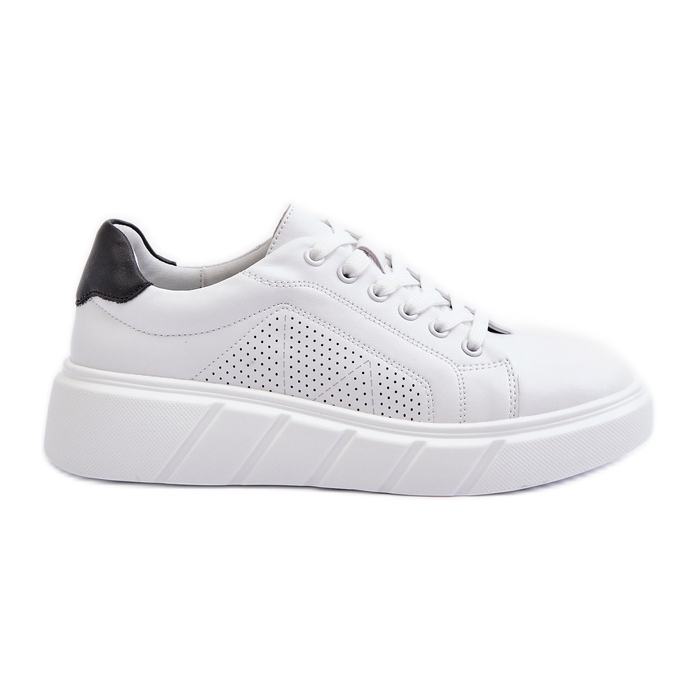 Baskets Plateformes En Cuir Femme Blanc Gatira blanche Baskets Plateformes En Cuir Femme Blanc Gatira blanche