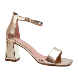 Sandales à talons hauts Pholia dorées